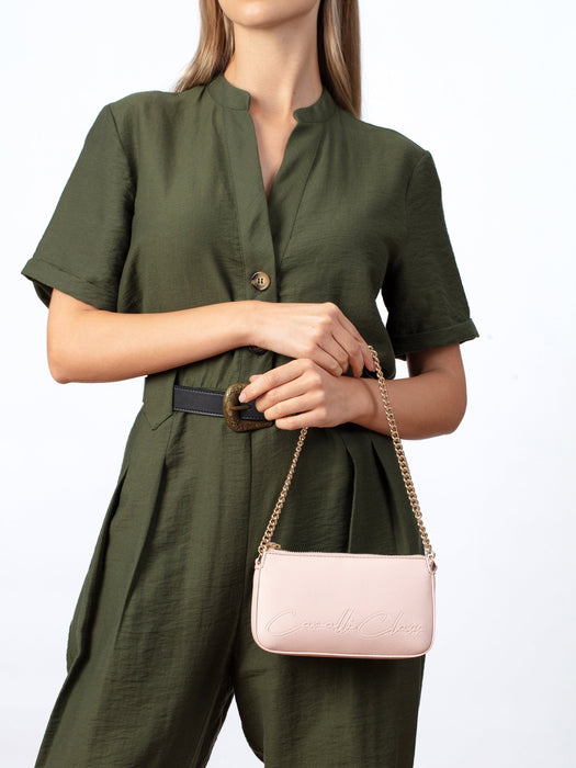Cavalli Class BARI Powder Pink Small Clutch Shoulder Bag