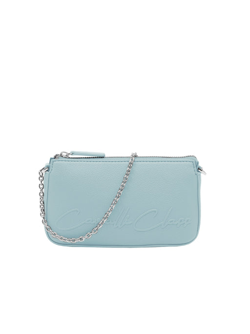 Cavalli Class BARI Light Blue Small Clutch Shoulder Bag