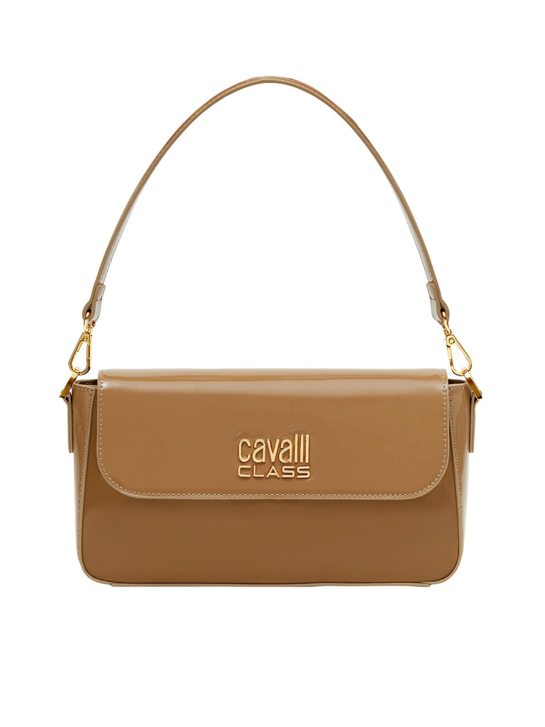 Cavalli Class FIRENZE Camel Medium Classic Shoulder Bag