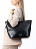 Cavalli Class RAVENNA Black Everyday Soft Large Shopper Tote Bag