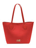 Cavalli Class RAVENNA Red Everyday Soft Large Shopper Tote Bag