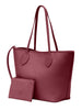 Cavalli Class RAVENNA Burgundy Everyday Soft Large Shopper Tote Bag
