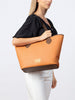Cavalli Class RAVENNA Light Peach Everyday Soft Large Shopper Tote Bag