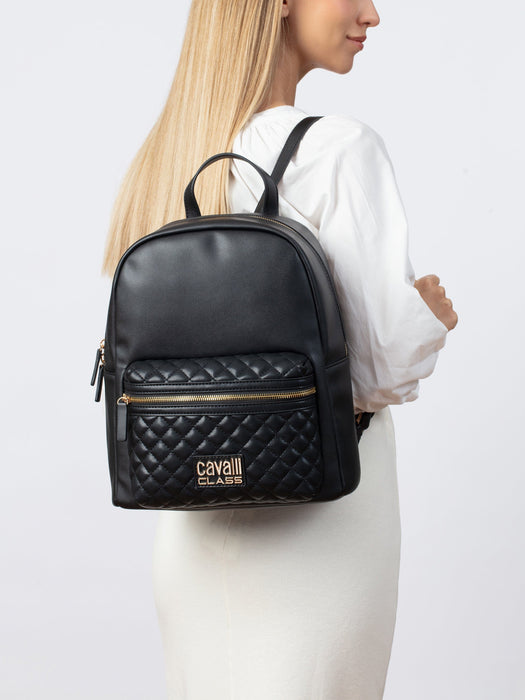 Cavalli Class LIVORNO Black Medium Fashion Backpack