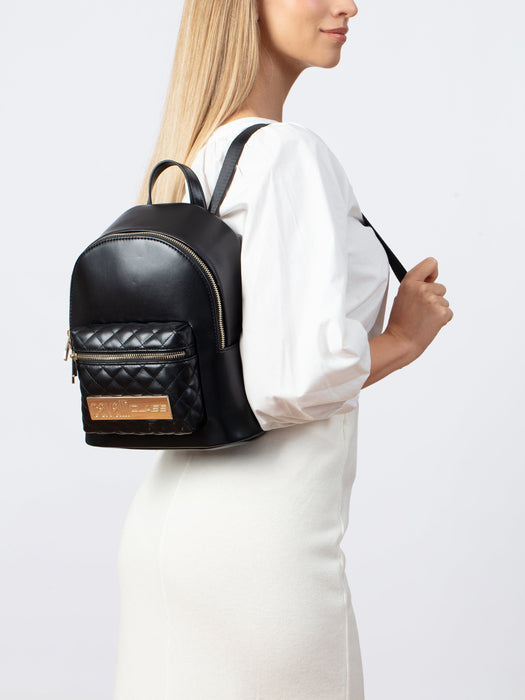 Cavalli Class SALERNO Black Small Fashion Backpack