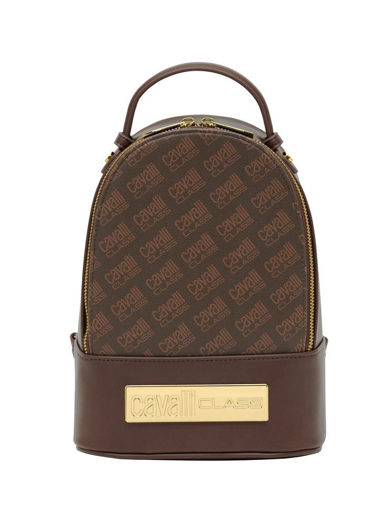 Cavalli Class CAPRERA Brown Small Fashion Backpack