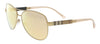 Burberry  Aviator Full Rim Brown Gold Sunglasses