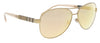 Burberry 0BE3080 12357J59 Aviator Full Rim Brown Gold Sunglasses