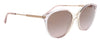 Michael Kors 0MK2168 39059T56 Cruz Cateye Full Rim Clear Pink Sunglasses