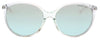 Michael Kors 0MK2168 39067C56 Cruz Cateye Full Rim Clear Silver Sunglasses