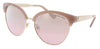 Michael Kors  Cateye Full Rim Milky pink/Gold Sunglasses