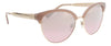 Michael Kors 0MK2057 33097E56 Amalfi Cateye Full Rim Milky pink/Gold Sunglasses