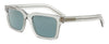 Prada  Rectangular Full rim Grey Crystal Sunglasses