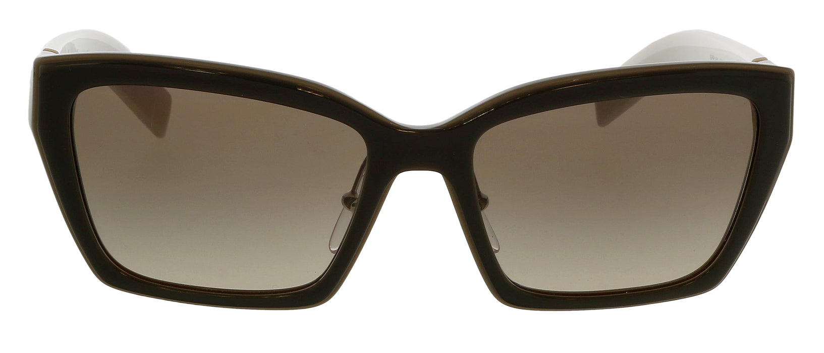 Prada 0PR 14XS 03C3D056 Cat Eye Full rim Brown Sunglasses