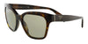 Prada  Rectangular Full rim Havana Sunglasses