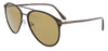 Prada  Aviator Full Rim Matte Brown Sunglasses