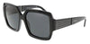 Prada  Square Full Rim Black Sunglasses