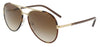 Prada  Aviator Full Rim Havana Sunglasses