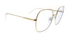 Prada 0PR 67XS ZVN07D58 Gold Square Sunglasses