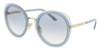 Prada  Round Full Rim Blue Sunglasses