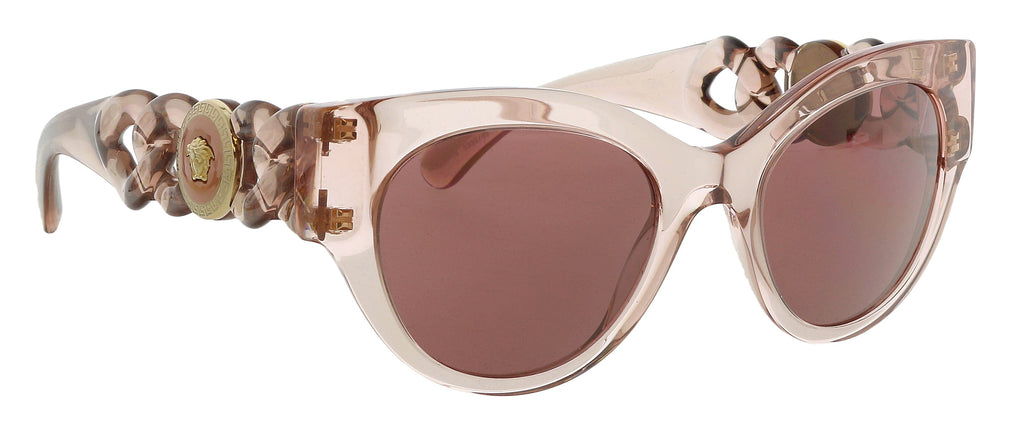 Versace 0VE4408 53396952 Cat Eye Full rim Pink Transparent Sunglasses