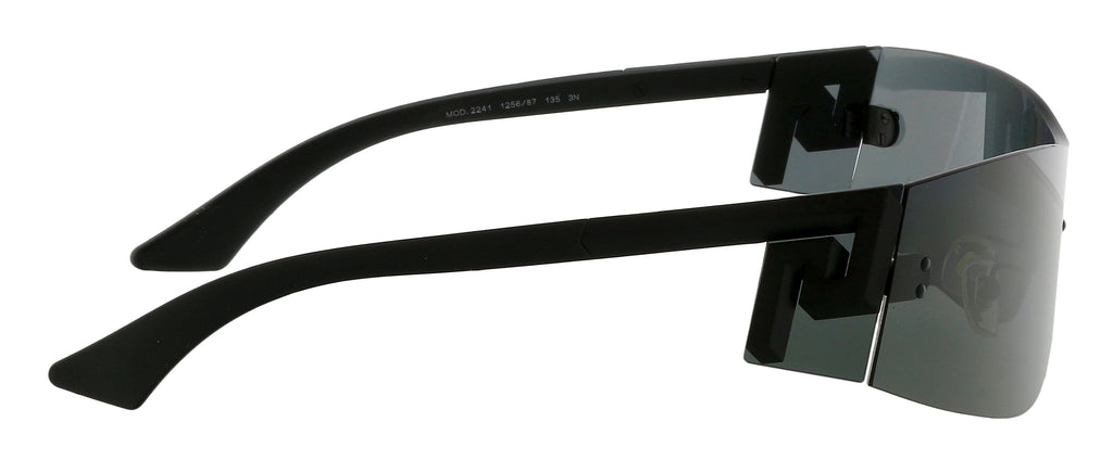 Versace 0VE2241 12568743 Shield Full rim Grey Sunglasses