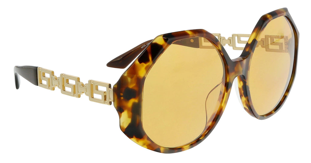 Versace 0VE4395F 5119/759 Oval Tortoise Brown Sunglasses