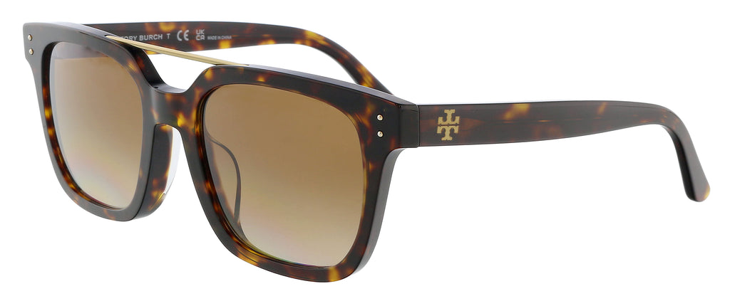 Tory Burch  Full Rim Havana  Square Sunglasses