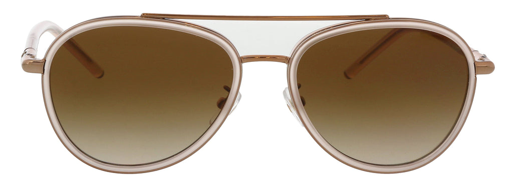 Tory Burch 0TY6089 332313 Rose Gold Aviator Sunglasses