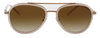 Tory Burch 0TY6089 332313 Rose Gold Aviator Sunglasses