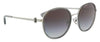 Coach 0HC7129 56488G Full Rim Transparent Grey Round Sunglasses