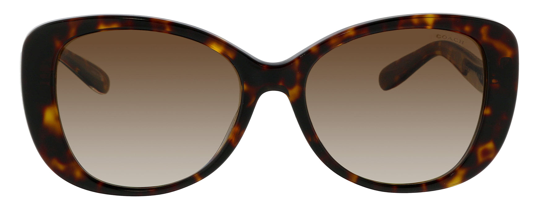 Coach 0HC8322 51203B Full Rim Dark Tortoise Square Sunglasses