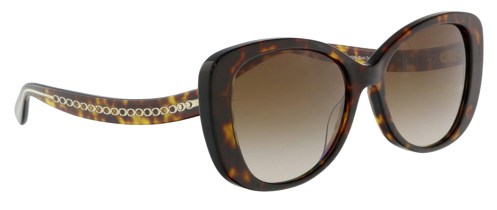 Coach 0HC8322 51203B Full Rim Dark Tortoise Square Sunglasses