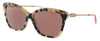 Coach  Full Rim Pink Tortoise Square Sunglasses