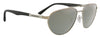 Emporio Armani 0EA2125 30456G Full Rim Silver Aviator Sunglasses