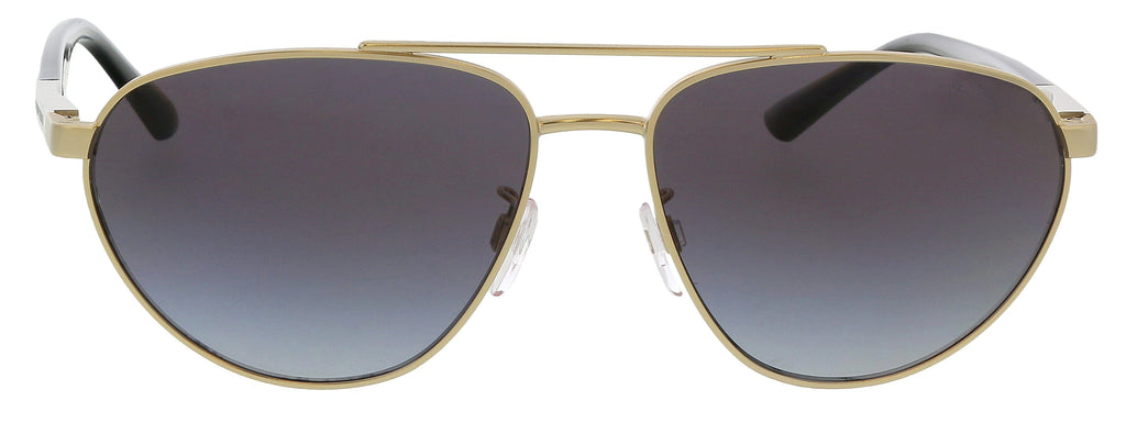 Emporio Armani 0EA2125 30028G Full Rim Light Gold Aviator Sunglasses