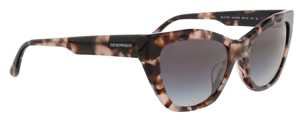 Emporio Armani 0EA4176F 54108G Full Rim Grey Tortoise Cateye Sunglasses