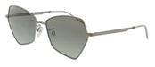 Emporio Armani 0EA2127 301011 Full Rim Shiny Gunmetal Irregular Sunglasses