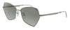 Emporio Armani  Full Rim Shiny Gunmetal Irregular Sunglasses