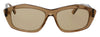 Emporio Armani 0EA4187 506973 Full Rim Shiny Transparent Brown Rectangular Sunglasses