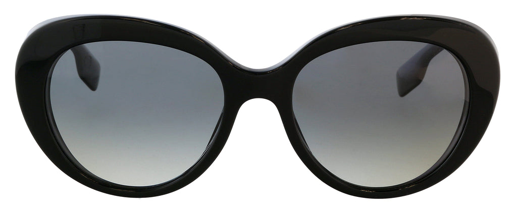 Burberry 0BE4298 3001T3 Full Rim Black Cateye Sunglasses