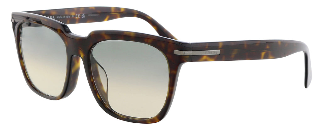 Prada  Full Rim Tortoise Square Sunglasses