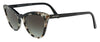 Prada  Full Rim Opal Spotted Brown/Black Cateye Sunglasses