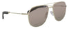 Prada 0PR 59WS ZVN05D60 Full Rim Pale Gold Aviator Sunglasses