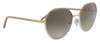 Prada 0PR 65XS 09G3D058 Full Rim Beige Ivory Round Sunglasses