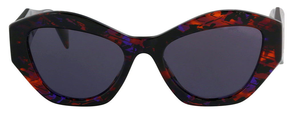 Prada 0PR 07YS 06V6O253 Full Rim Bright Red Cateye Sunglasses