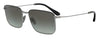 Prada  Full Rim Gunmetal Rectangular Sunglasses