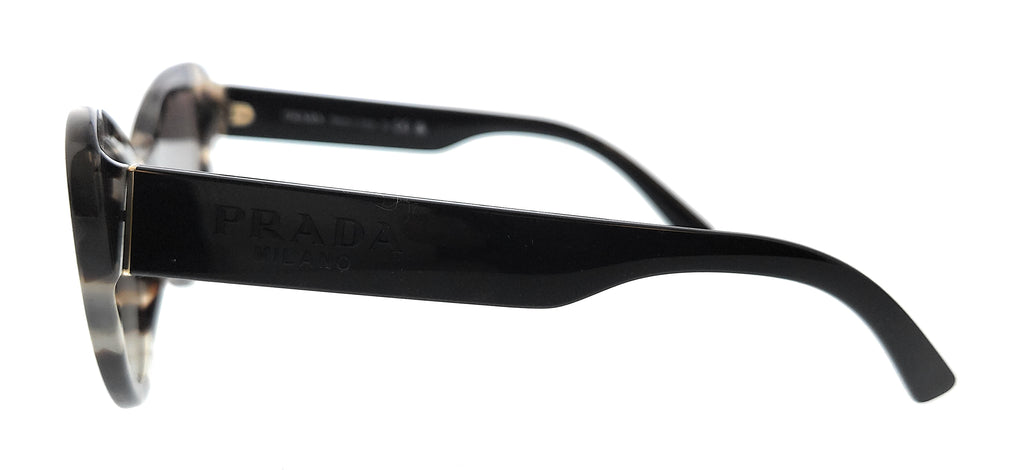 Prada 0PR 13YS UAO0A752 Full Rim Talc Havana  Cat Eye Sunglasses