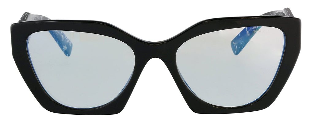 Prada 0PR 26YS 1AB08N54 Full Rim Black Irregular Sunglasses