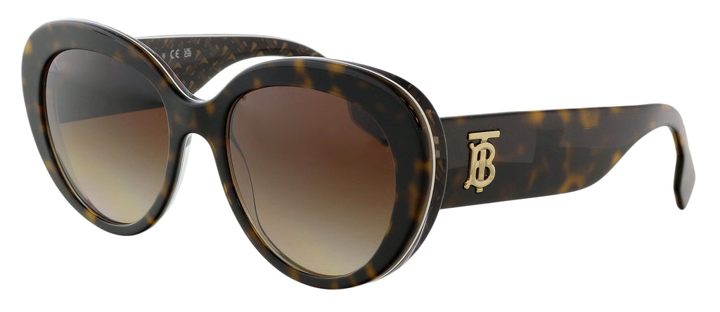 Burberry  Full Rim Tortoise Cateye Sunglasses
